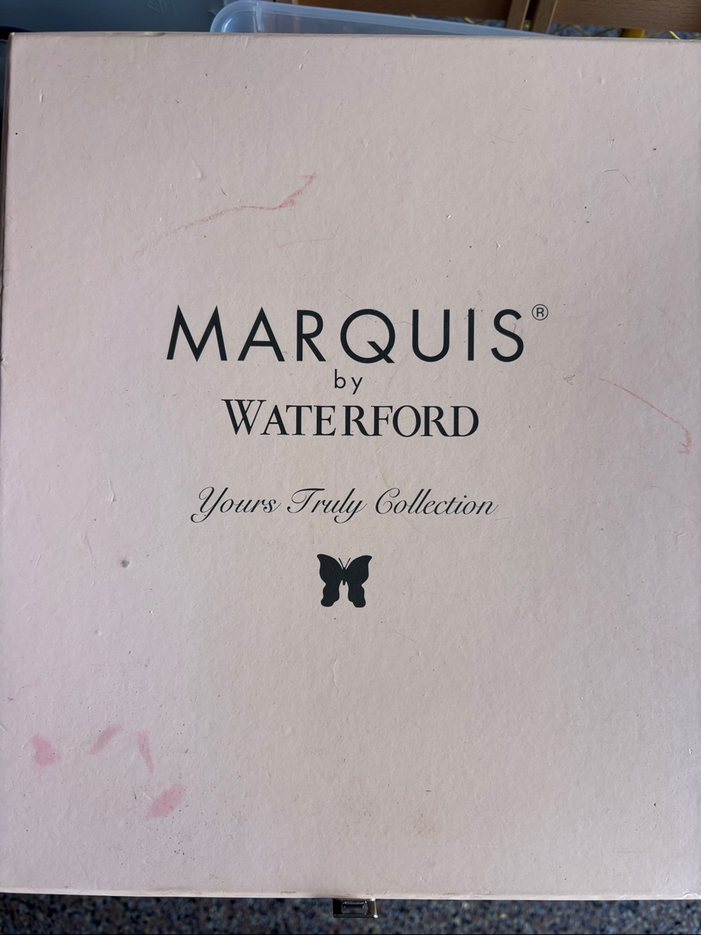 Marquis by Waterford “Yours Truly” champagne flutes